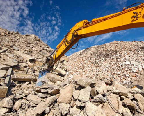 Wastage at Construction Site