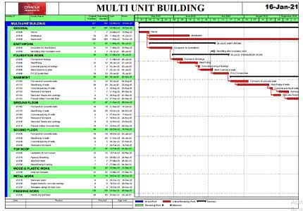 Primavera Scheduling Services